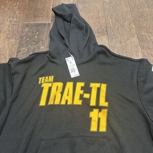 Adidas Team Trae Young‎ Hoodie Men's XL Black NWT IU2818 $90